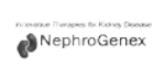 NephroGenex logo, representing a company focused on developing innovative treatments for kidney disease, reinforcing its commitment to renal health.